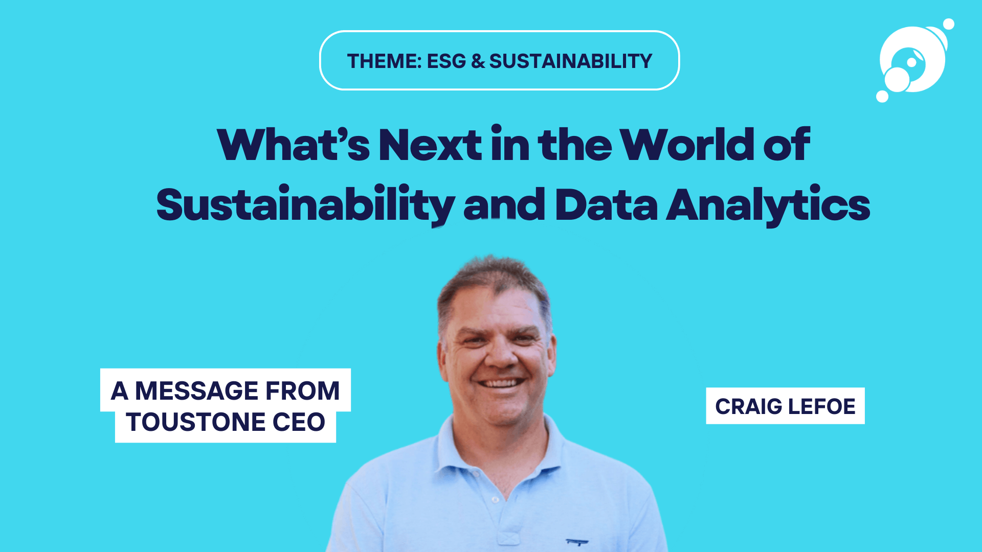 craig lefoe what's next in the world of sustainability and data analytics graphic
